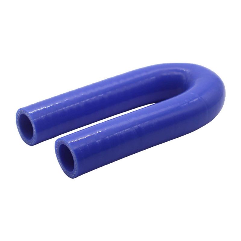 64 x 74 mm Kühlerschlauch Silikon Bogen Krümmer 180° LLK Ladeluft Schlauch blau