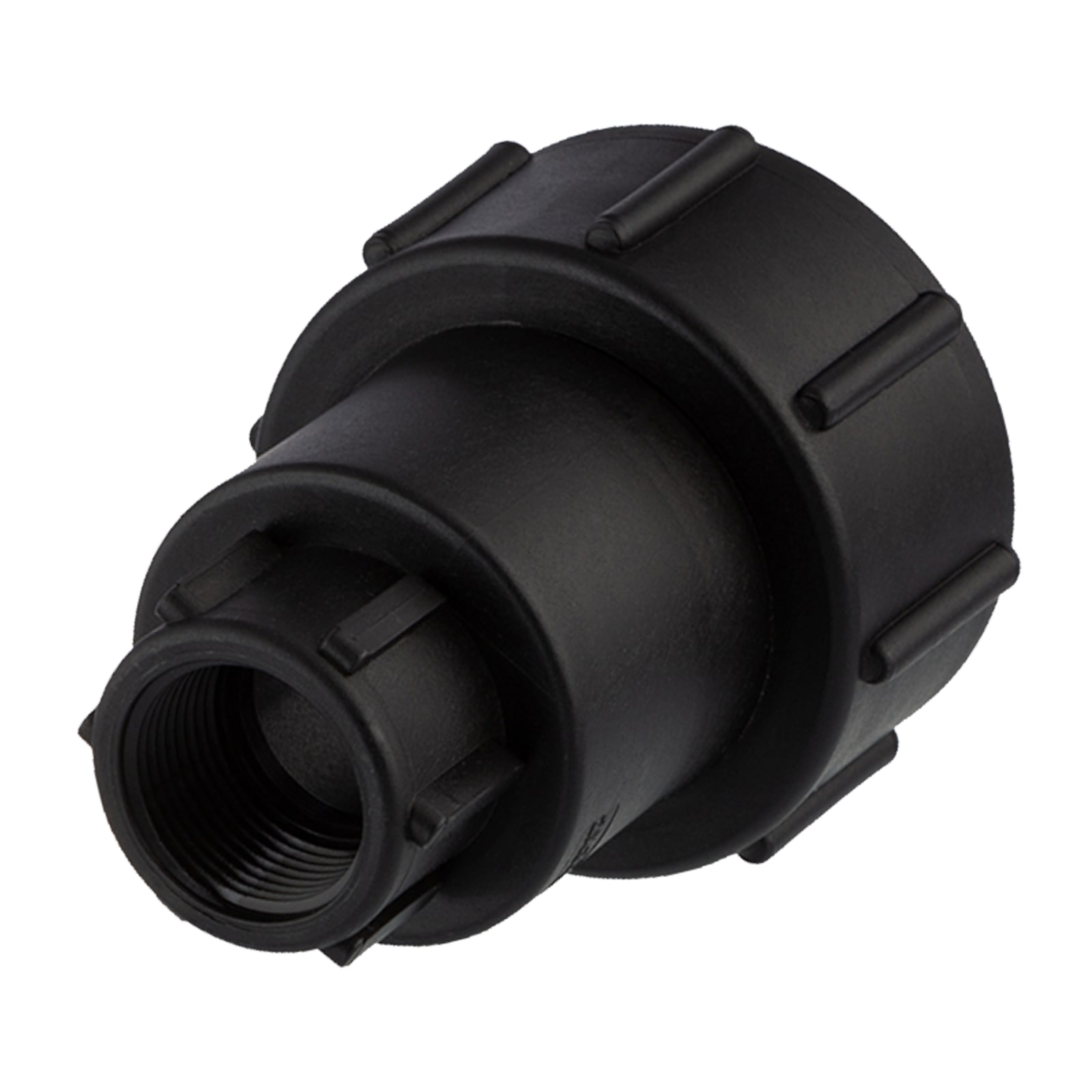 S60 x 6 IBC Adapter drehbares Innengewinde IG 1" Container Fass Tank Zubehör PN10 bar 