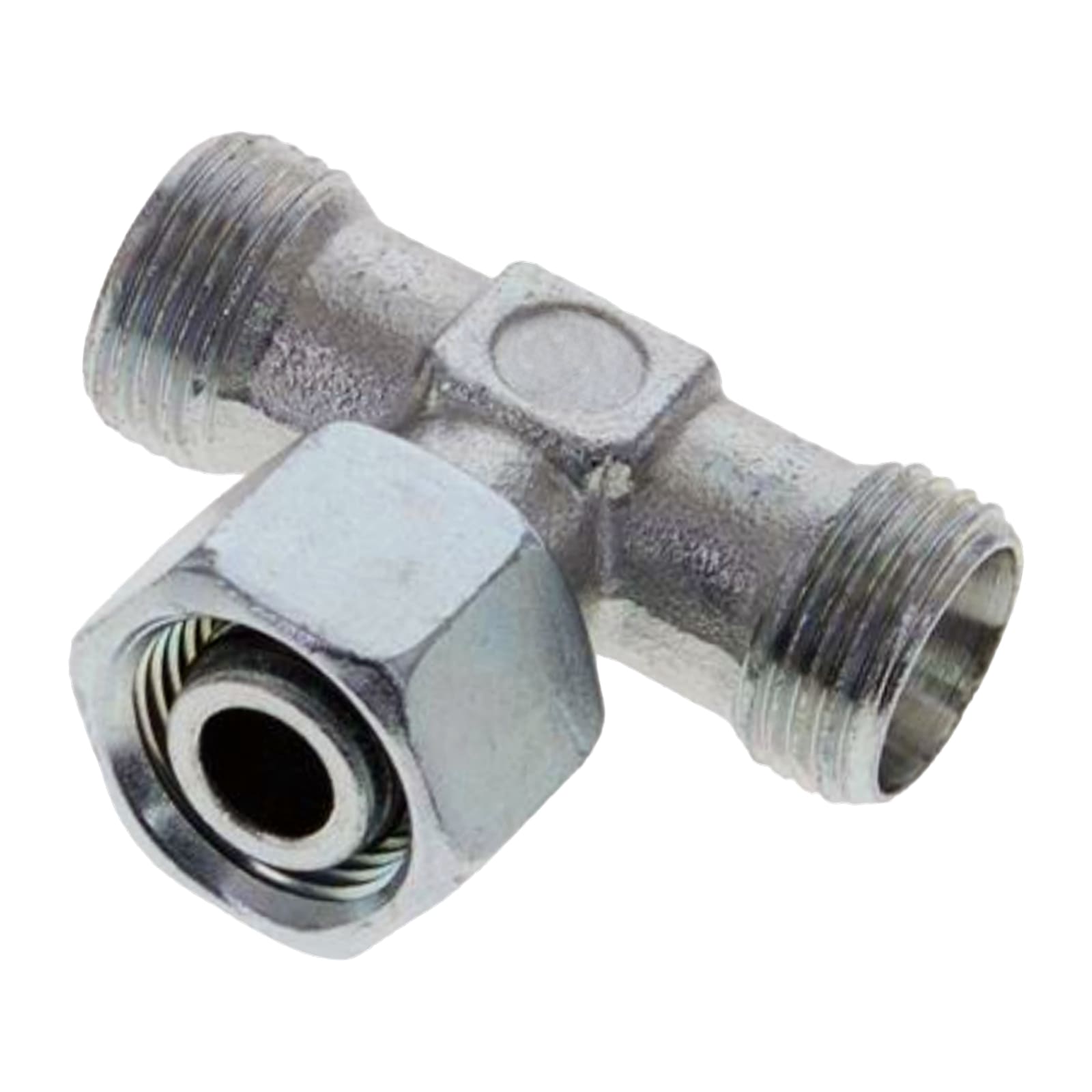 42 L Schneidring Verschraubung einstellbares T-Stück 90° M 52 x 2,0 AG x IG ohne Mutter / Schneidring - PN 160 bar