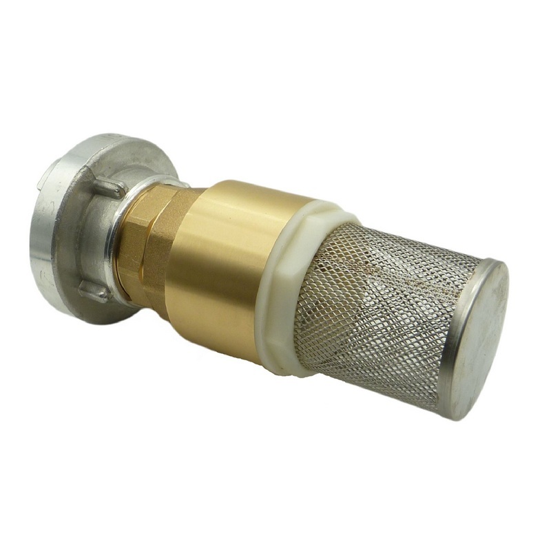 STORZ DN 38 KA 51 Fuß Rückschlag Ansaug Ventil 1 1/2" Zoll Messing Pumpen Anschluss PN 8 bar