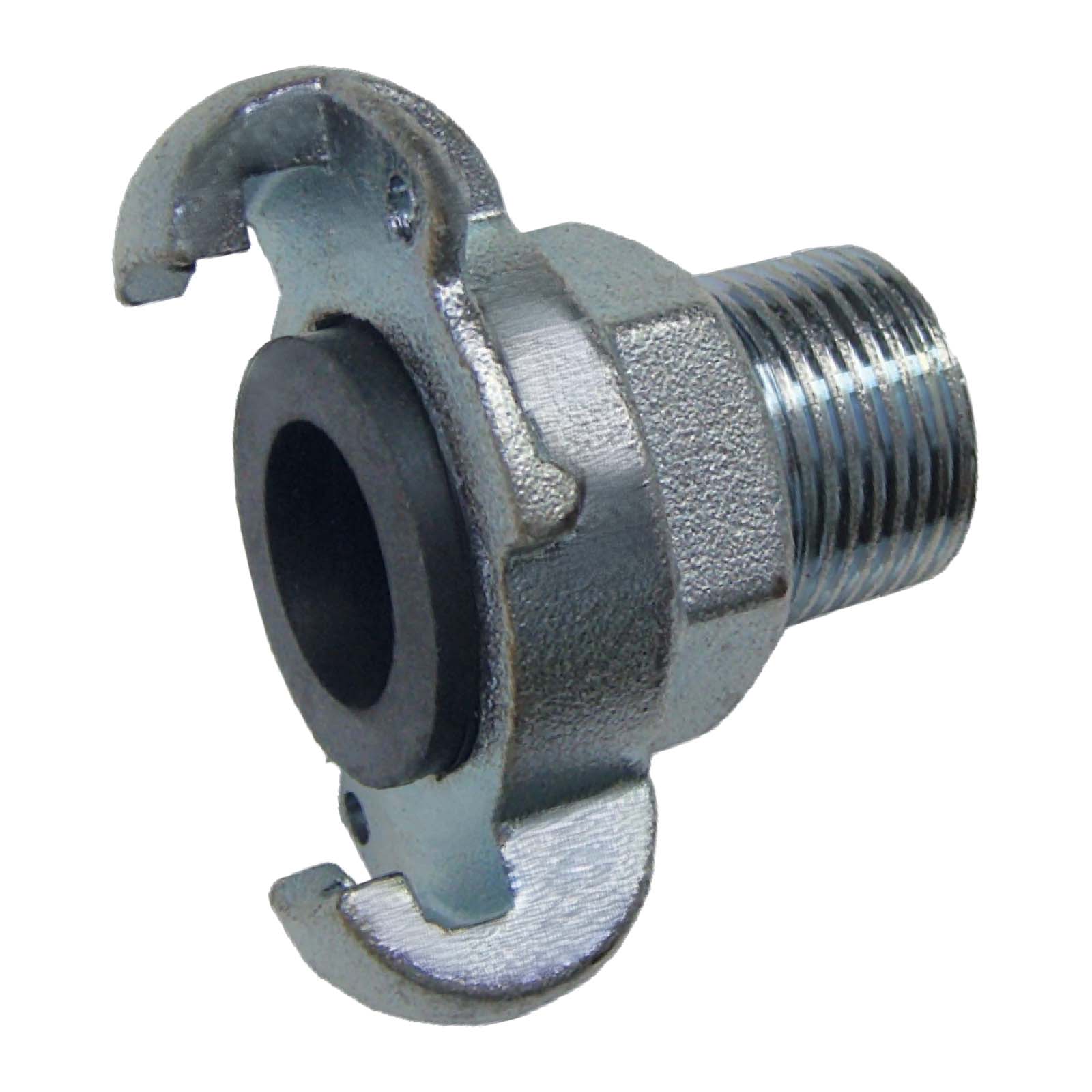 3/4" Klauen Kupplung Stahl European Type Abstand 42 mm Bohrung Außengewinde AG - PN 10 bar