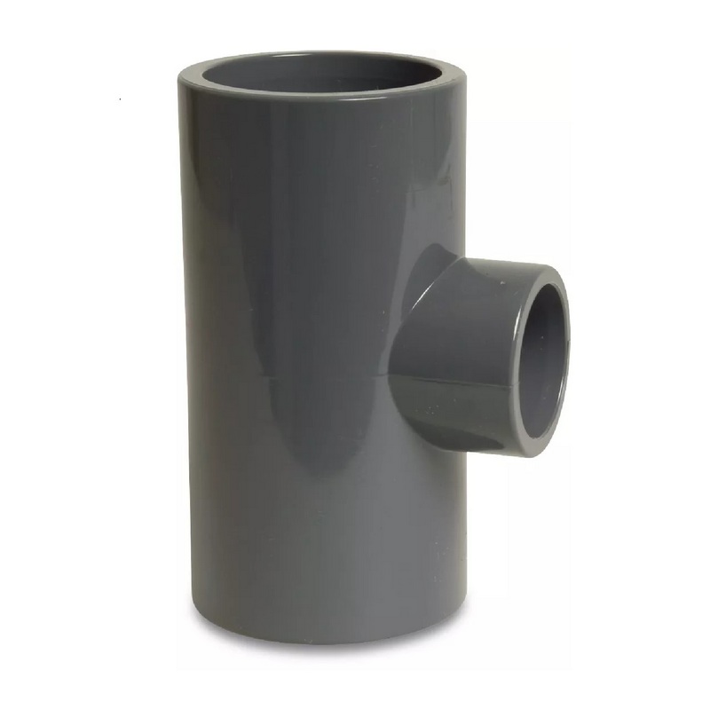 160 mm PVC Klebe Fitting T-Stück 90° Winkel reduziert 160 x 140 x 160 mm Muffe Verbinder - PN 10 bar