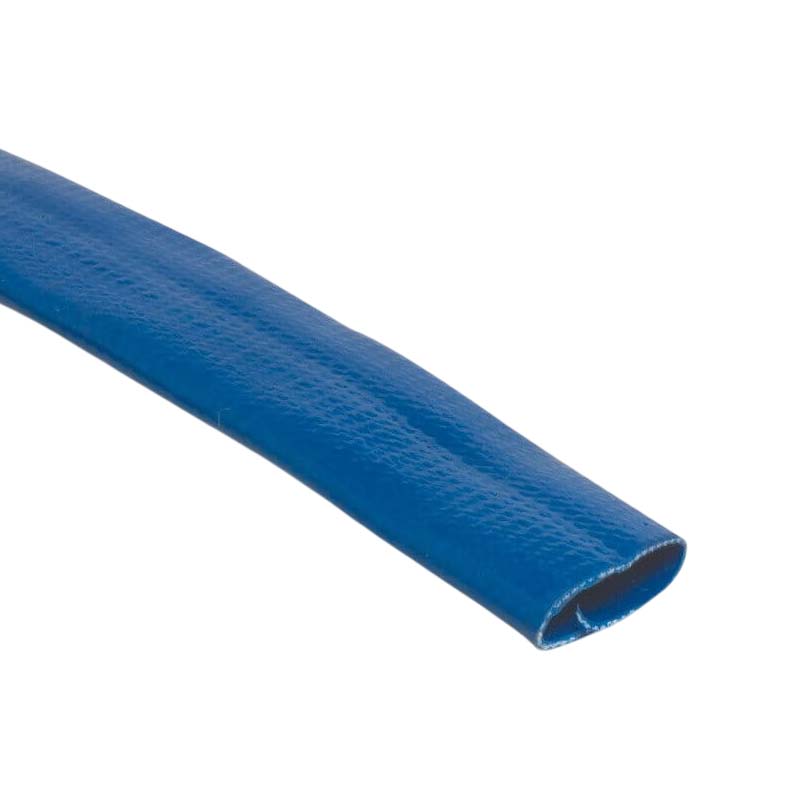 203mm PVC Flach Schlauch Grund Wasser Enwässerung mittel blau PN 3 bar - 25m