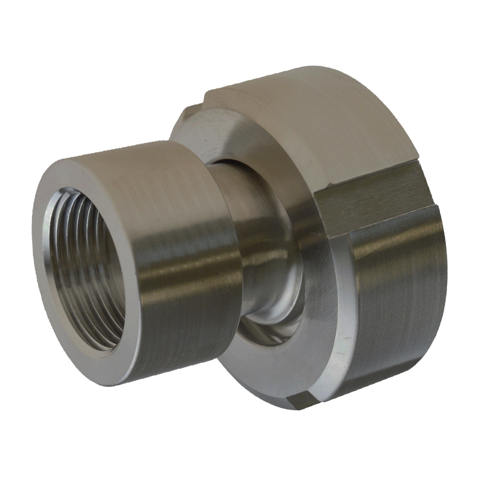 DN 50 Milchrohr Verschraubung DIN 11851 Mutterteil Kegel Stutzen Innengewinde AG 2" - PN 25 bar