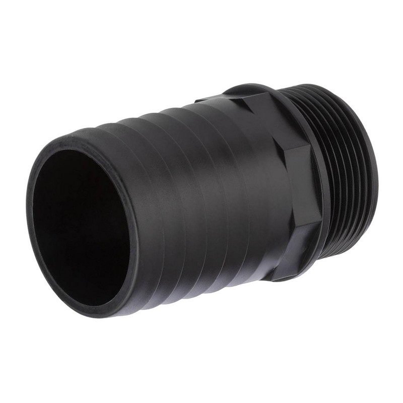 50 mm x 1 1/2 " PP Gewinde Fitting Schlauch Tülle Stutzen Außengewinde AG - PN 6 bar