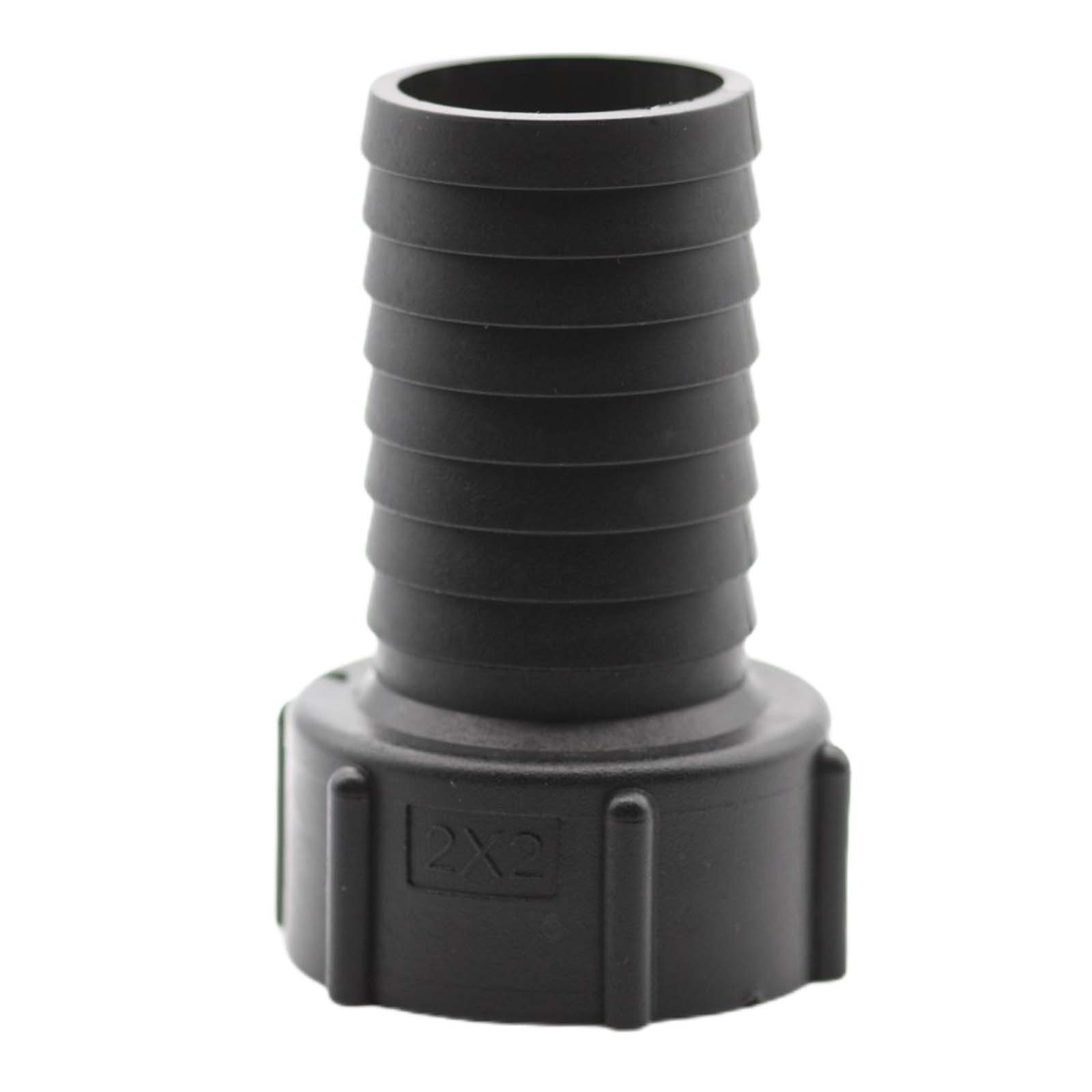 S60 x 6 IBC Adapter Tülle Stutzen drehbar 2" (50 mm) Container Fass Tank Zubehör PN 10 bar