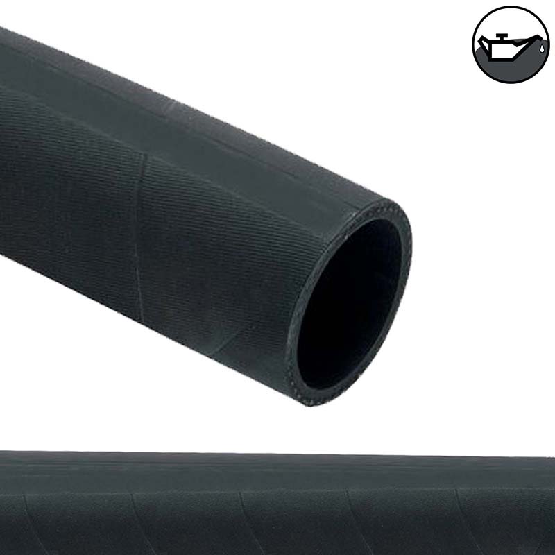 50 x 61 mm Kühler Heißwasser Universal Schlauch NBR/CR ölbeständig (ähnl. DIN73411/96) schwarz - PN 5 bar - 20 m