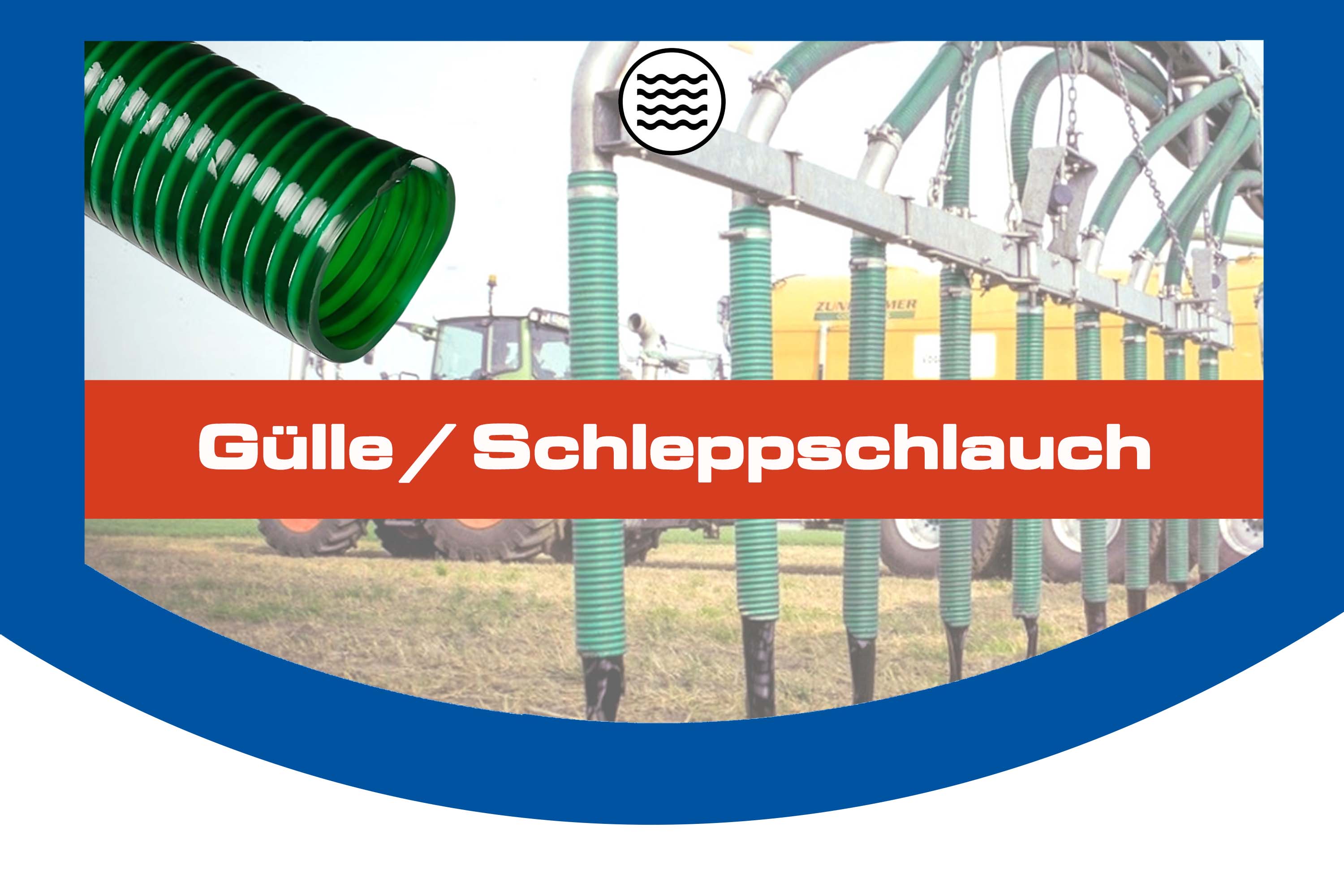 Gülle - / Schleppschlauch