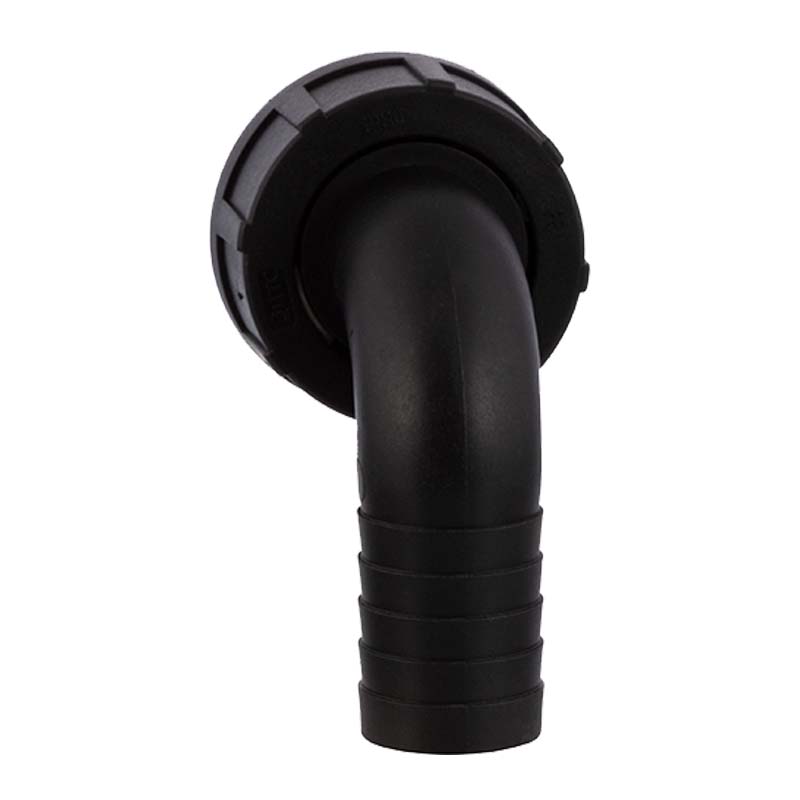 50 mm x 2 " PP Gewinde Fitting Winkel 90° Schlauch Tülle Stutzen ÜWM Innengewinde IG - PN 6 bar