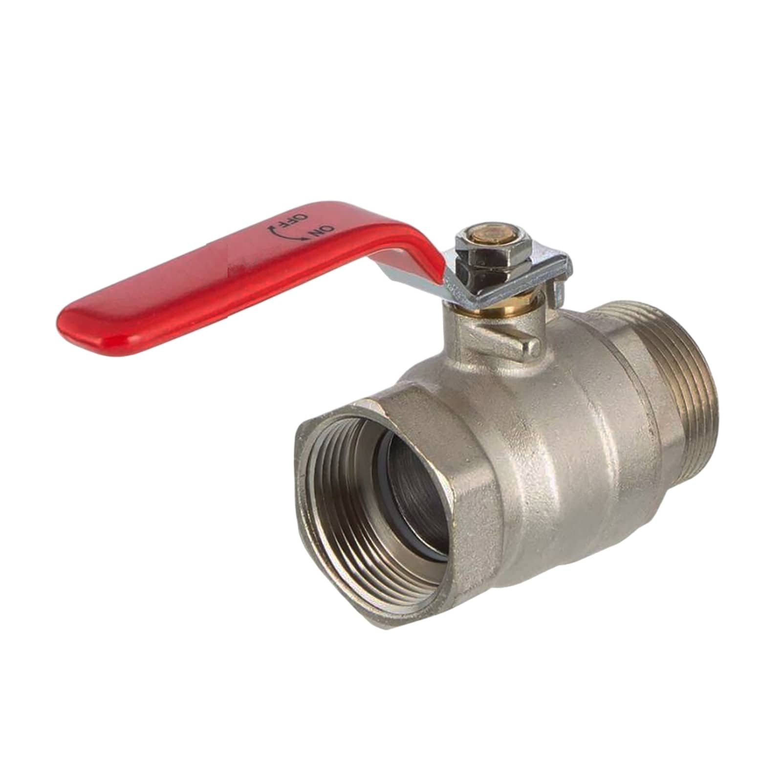 4" DN 100 Kugelhahn voller Durchgang Messing Innen x Außengewinde - PN 25 bar