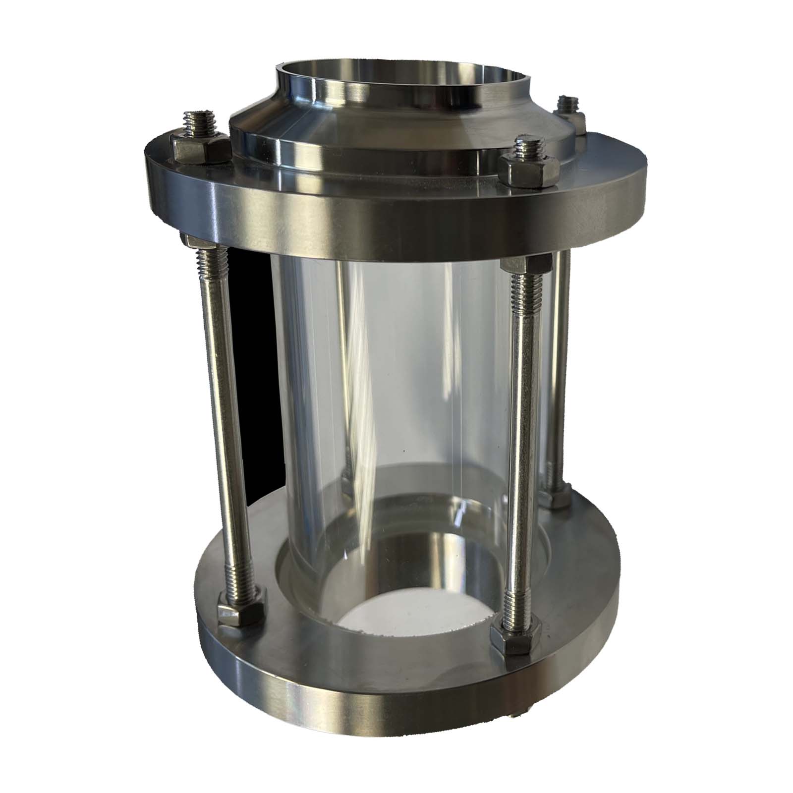 DN 100 Milchrohr Verschraubung DIN 11851 Schauglas Anschweißende ID x AD 100 x 104 mm - PN 25 bar
