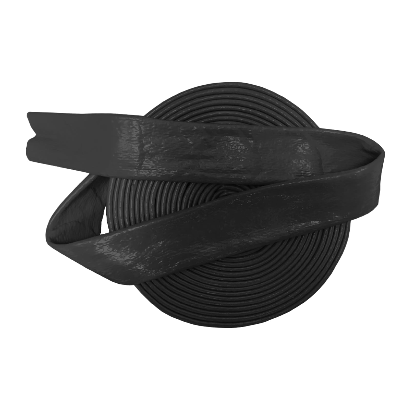 50 x 3,7 mm Feuer Flamm Brand Schutz Schlauch Silikon Fiberglas DN schwarz EN 45545 DIN5510-2 - 20 m