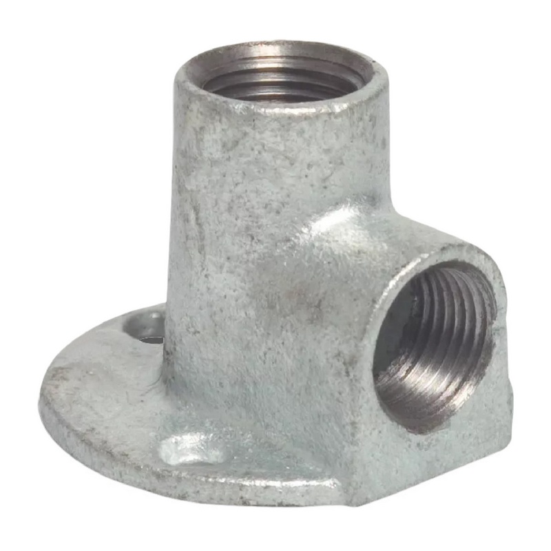 1" Gusseisen Temperguss Fitting Nr. 471 Wandwinkel 90° Innengewinde IG DVGW PN 25 bar