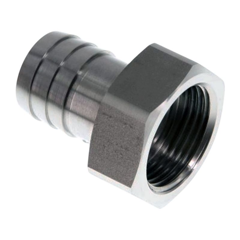 1 1/2" x 32 mm Schlauch Tülle Stutzen Innengewinde IG Nippel Edelstahl AISI 316 VA Fitting - PN 20 bar