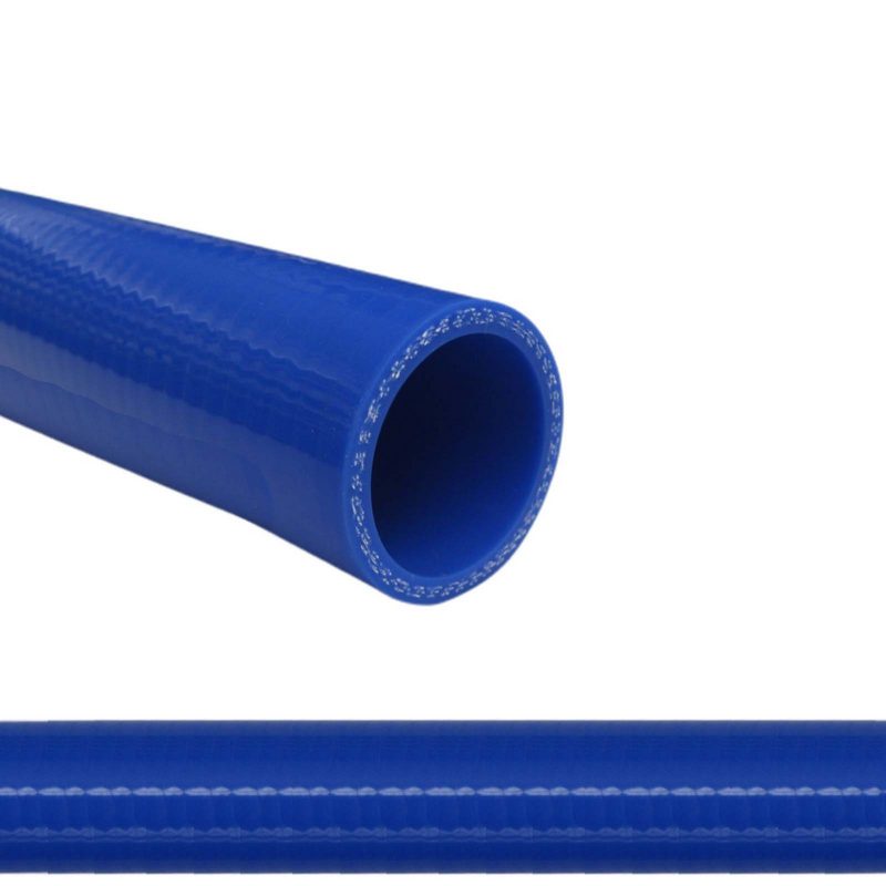 6 x 14 mm Kühler Silikon LLK Ladeluft Kühlmittel Schlauch blau PN 12 bar - Fixlänge 1 m