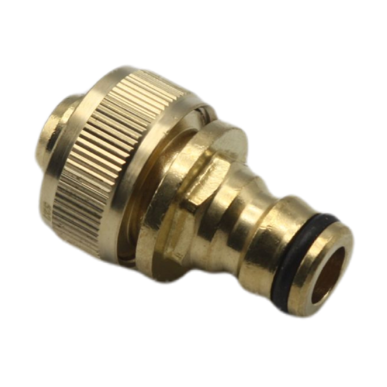 1/2" - 13 mm Schlauchanschluss Stecker Click-System Quick Connect Schlauchstück Messing (Gardena kompatibel)