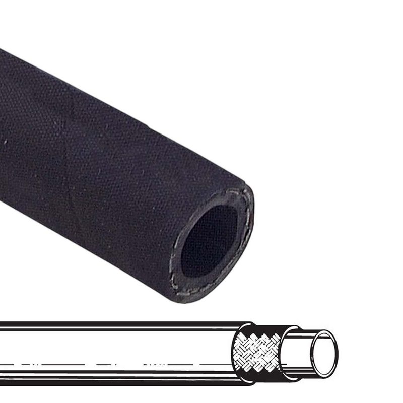 7,9 x 14,6 mm 1 SN DN 8 Hochdruck Hydraulik Wasser Kraftstoff Schlauch einfach Draht Einlage schwarz EN 853 - PN 215 bar