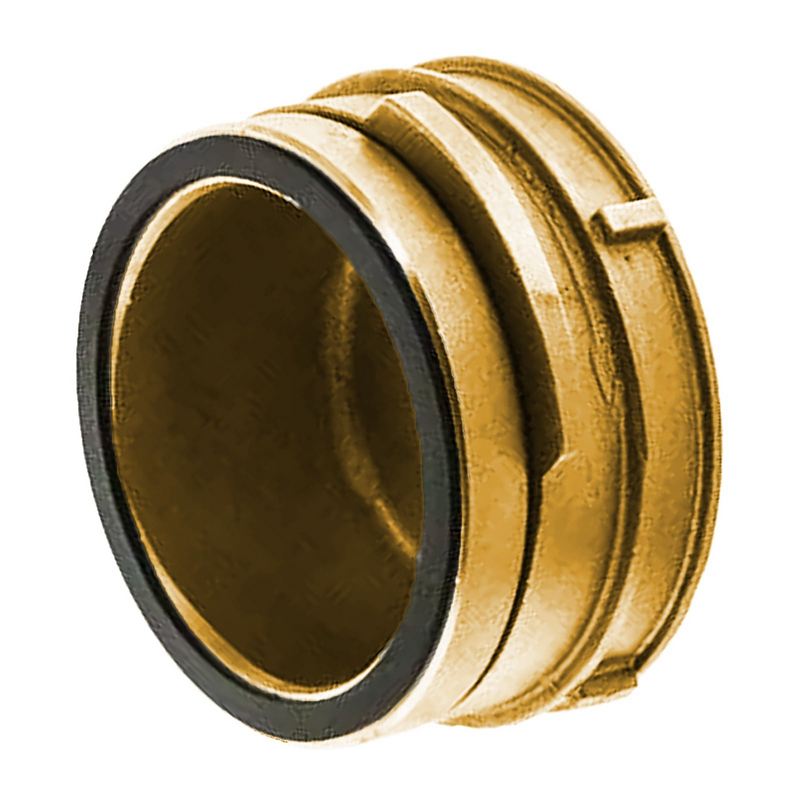 DN 100 Guillemin Kupplung Blind Kappe Verschluss Verriegelung mit Kette Messing - PN 16 bar