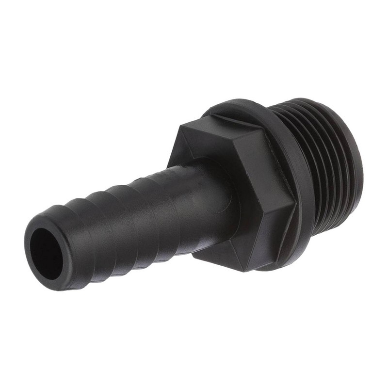 16 mm x 3/4 " PP Gewinde Fitting Schlauch Tülle Stutzen Außengewinde AG - PN 6 bar
