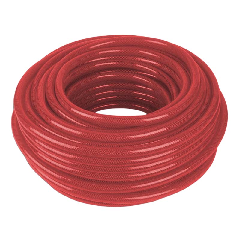 10 x 16 mm Gewebe Druckluft Universal Wasser Luft Kompressor Schlauch rot PN 21 bar