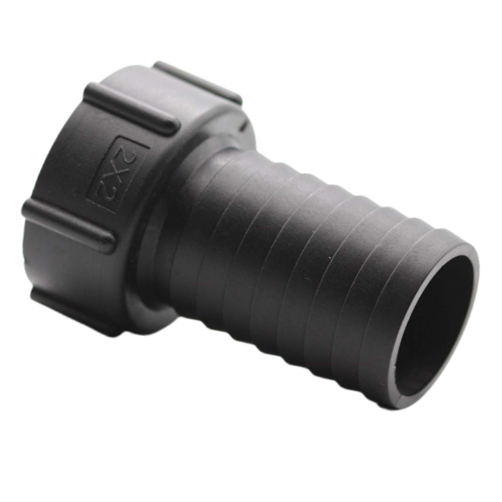 S60 x 6 IBC Adapter Tülle Stutzen drehbar 2" (50 mm) Container Fass Tank Zubehör PN 10 bar