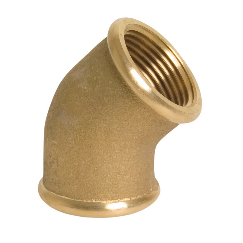 1 1/4" Winkel 45° Nr. 120 Innen x Innengewinde IG Messing Fittings PN 40 bar