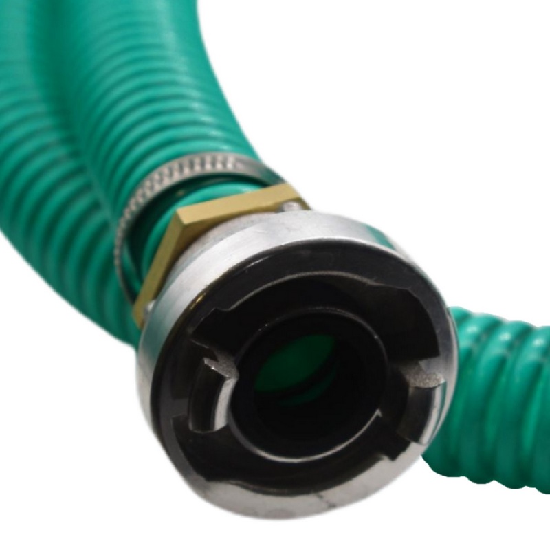 19 mm 3/4" Zoll Ansaug Saug Schlauch Pumpen Garnitur STORZ D Kupplung grün - 2 m