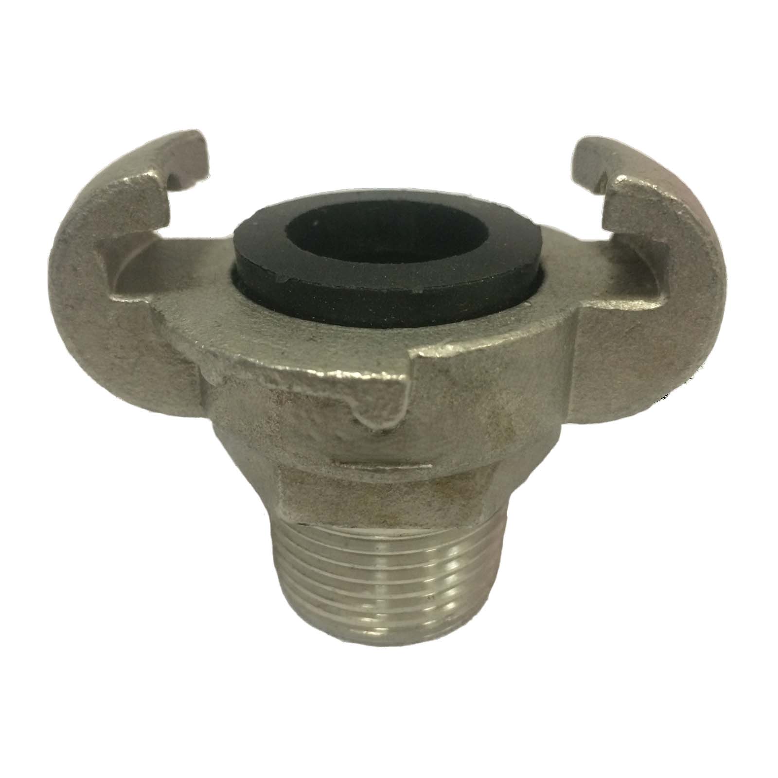 3/4" Klauen Kupplung Edelstahl AISI 304 European Type Abstand 42 mm Außengewinde AG - PN 10 bar