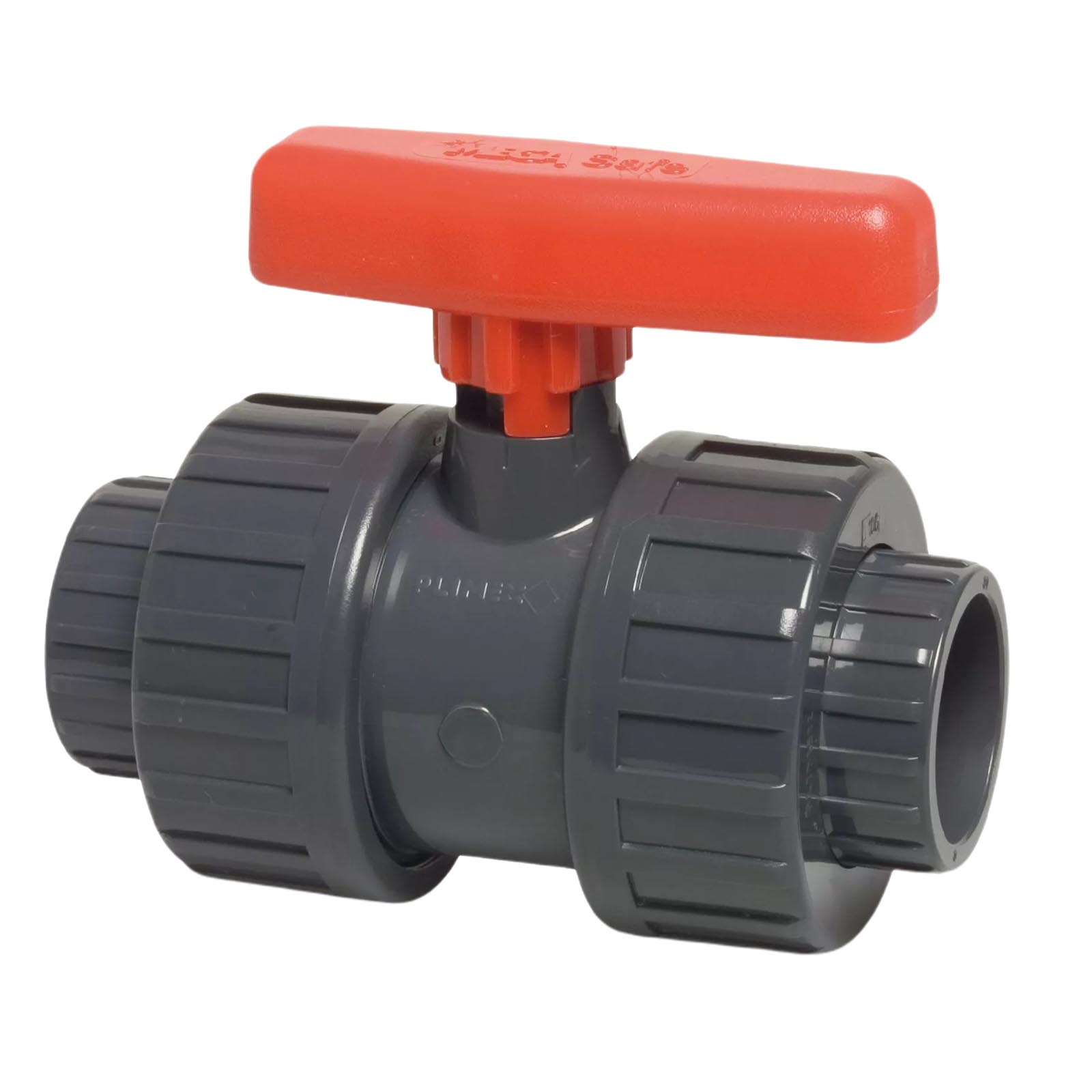 50 mm PVC Klebe Fittings Verrohrungspaket Pool Schwimmbad Schlauch FLEX (1 1/4") - 25 m - rot