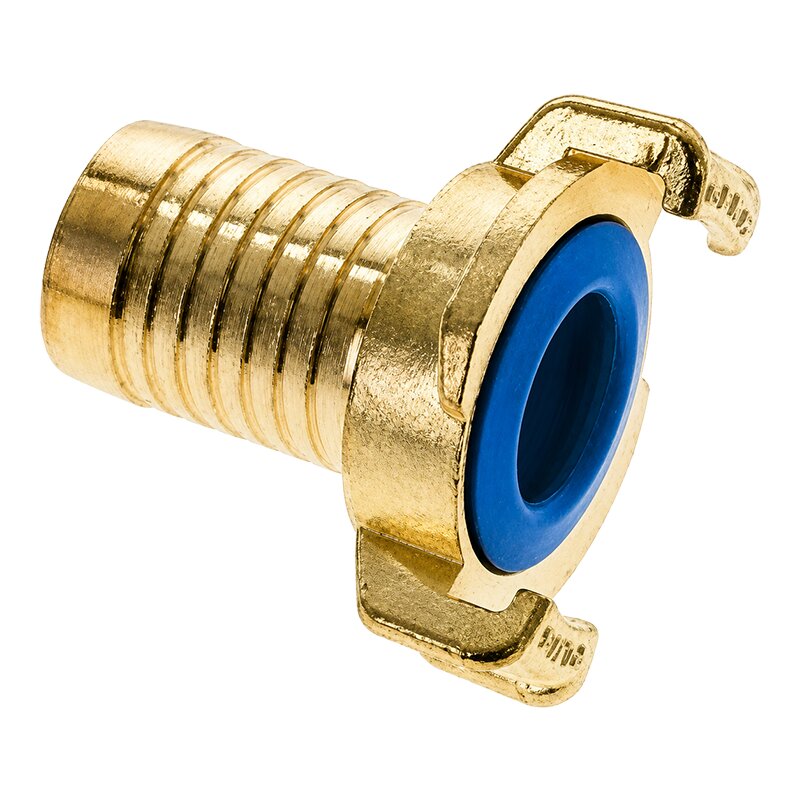 1/2" - 13 mm GEKA plus Schnell Kupplung Schlauch Tülle Stutzen Messing KTW-A DVGW - PN 40 bar