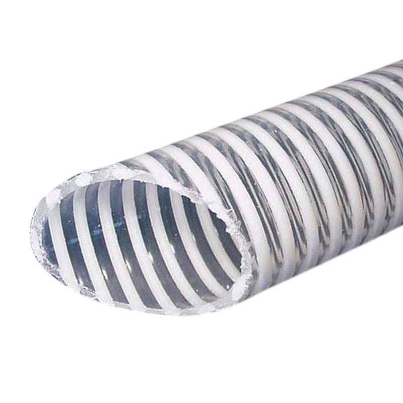 40 mm PVC Saug Schlepp AnSaug Schlepp Spiral Förder Pumpen Gülle Wasser Schlauch Multi-Purpose transparent