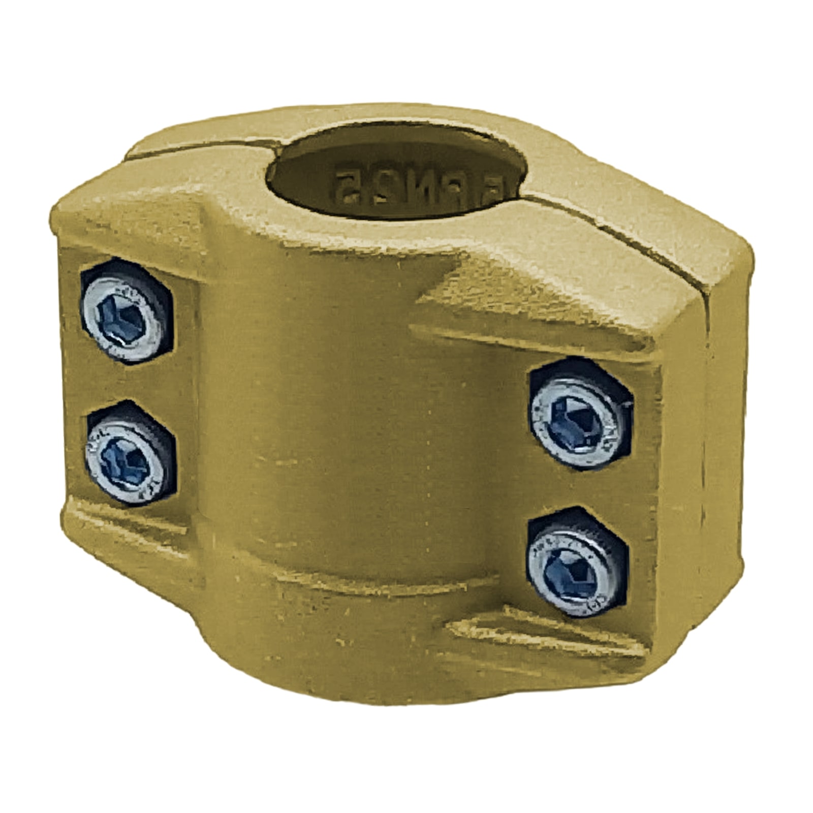 DN 100 Klemmschale Messing Spannbereich 114 - 119 mm für Schlauch ID x AD 100 x 116 mm - PN 25 bar