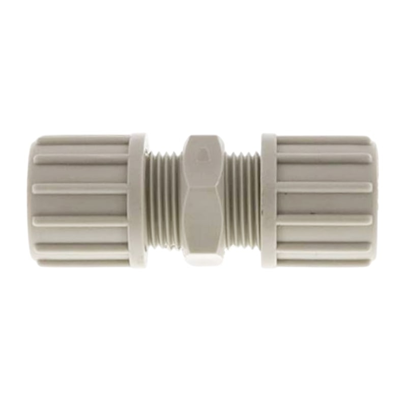 10 x 8 mm Kupplung PA PP Schlauch Verschraubung Verbinder FDA - PN 10 bar