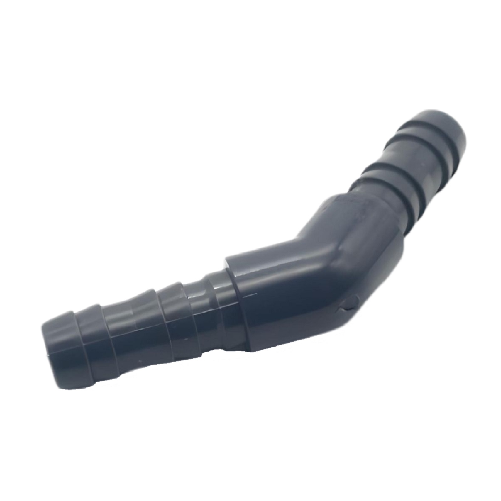 16 mm PVC PROFI Winkel 45° Schlauch Verbinder Stutzen Tülle Pool Teich Garten - PN 10 bar