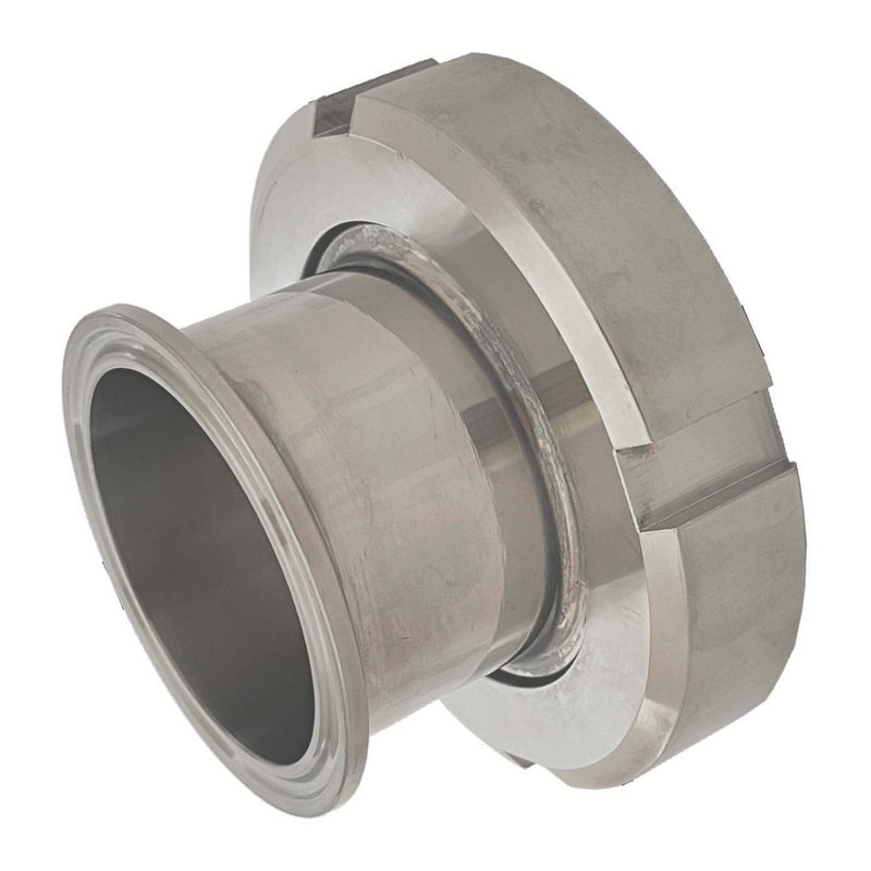 DN 25 Milchrohr Verschraubung DIN 11851 Übergang Adapter Mutterteil Überwurfmutter -> Clamp Teller 50,5 mm - PN 25 bar