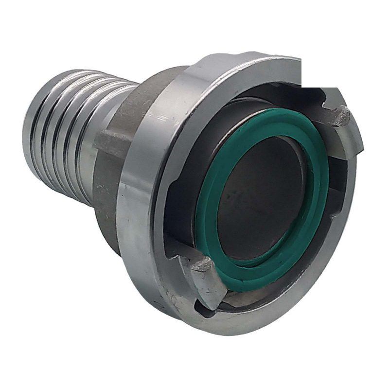 STORZ C DN 52 KA 66 V4A Saug Druck Kupplung -> gerillter Sägezahn Stutzen Tülle Sicherungsbund DN50 Klemmschale Einband - PN 16 bar