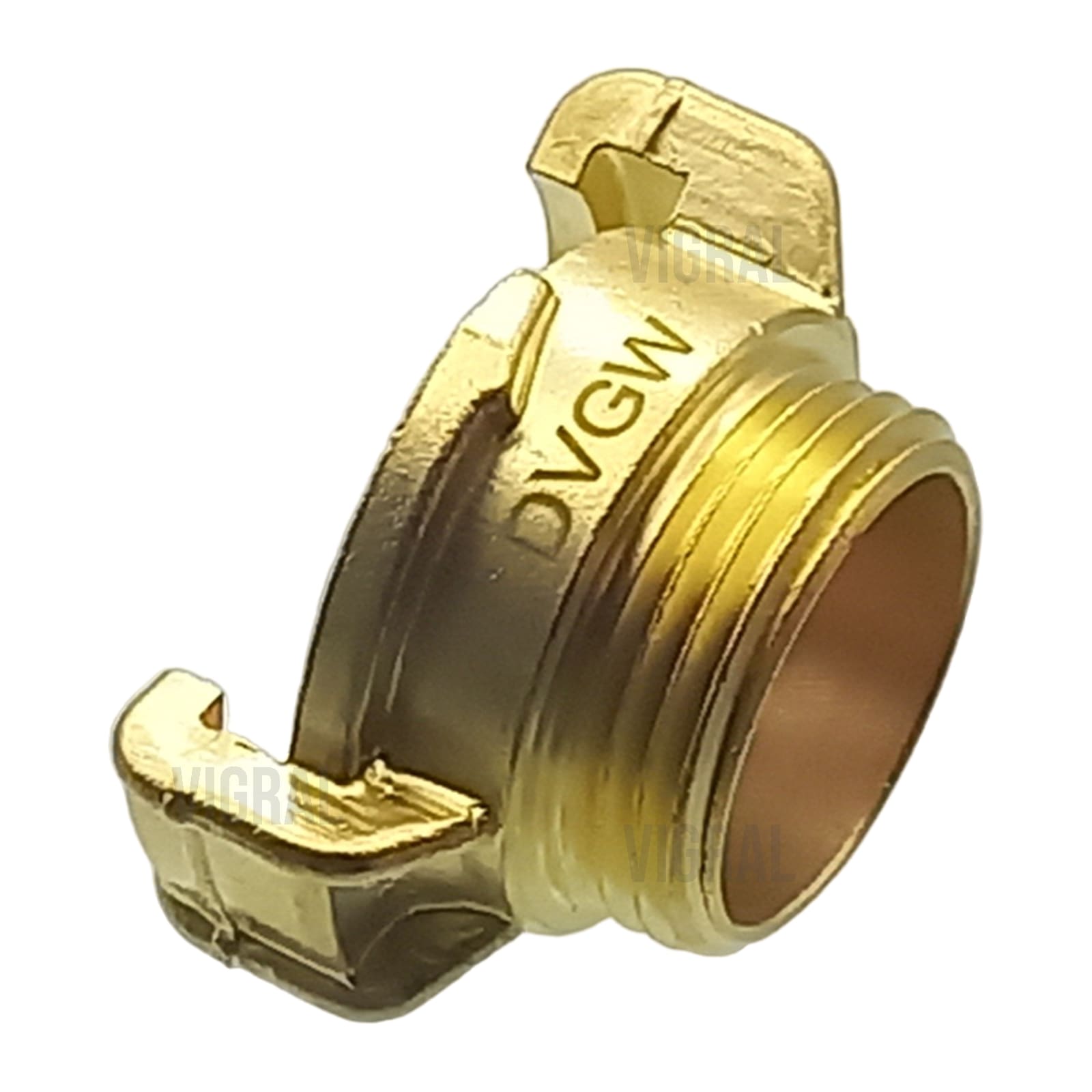 3/8" GEKA plus Schnell Kupplung Gewindestück Außengewinde AG Messing KTW-A DVGW - PN 40 bar
