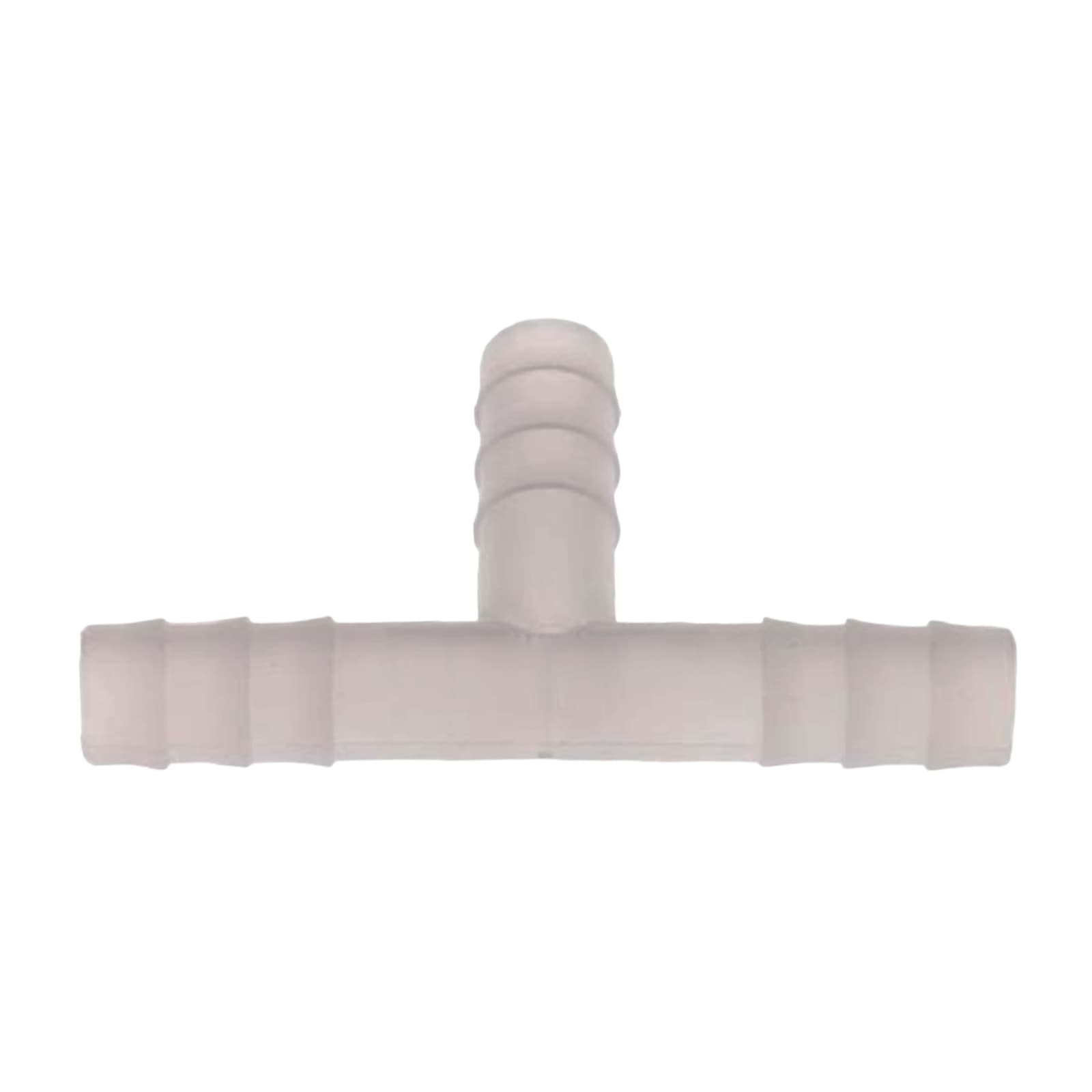 9 mm PVDF T-Stück Schlauch Verbinder Stutzen Tülle Fitting FDA Lebensmittel weiss PN 10 bar
