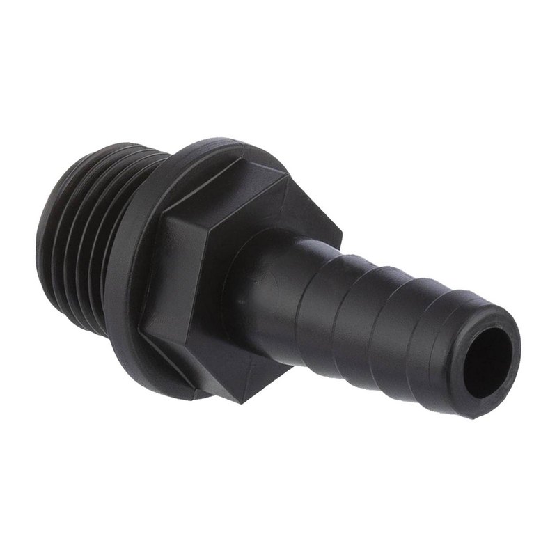 13 mm x 3/4 " PP Gewinde Fitting Schlauch Tülle Stutzen Außengewinde AG - PN 6 bar