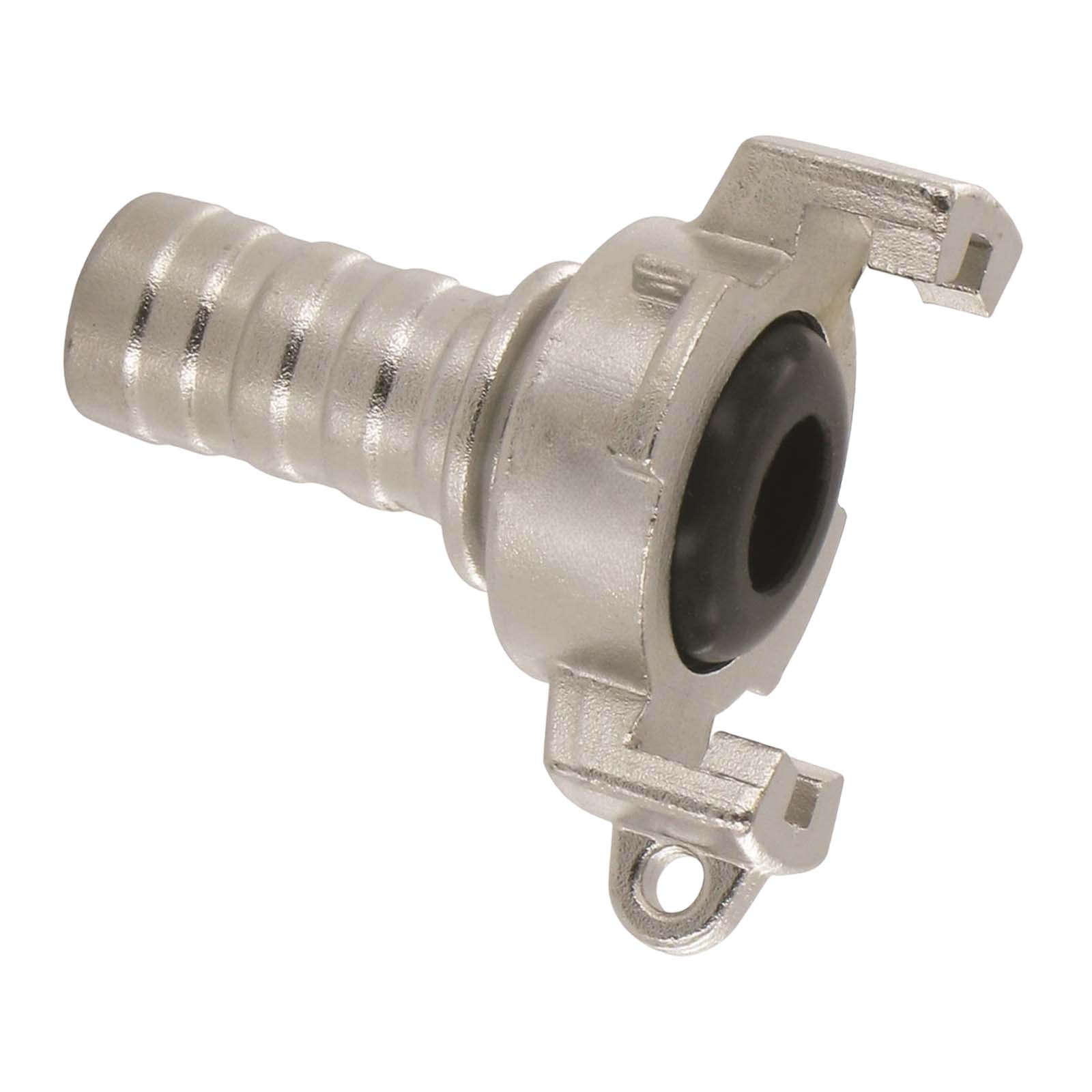 DN 25 - 27 Pressluft Klauen Kupplung Express Edelstahl AISI 316 Abstand 41 mm Schlauch Stutzen Tülle 27 mm - PN 10 bar