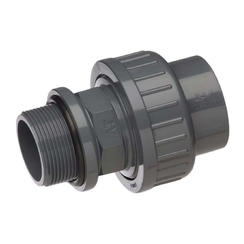 63 mm VDL PVC Klebe Fitting Verschraubung Außengewinde O-Ring Muffe 63 mm x 2" - PN 10 bar