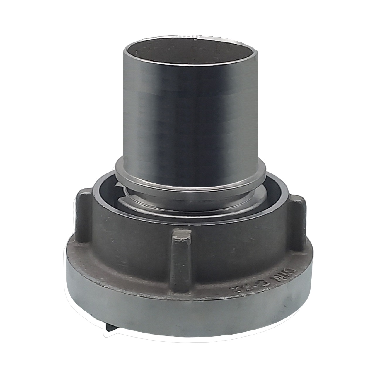 STORZ C DN110 KA133 Saug Kupplung -> glatter Stutzen Tülle Sicherungsbund DN100 Klemmschale Einband - PN 16 bar
