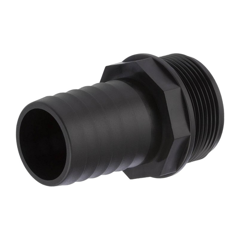 40 mm x 1 1/2 " PP Gewinde Fitting Schlauch Tülle Stutzen Außengewinde AG - PN 6 bar