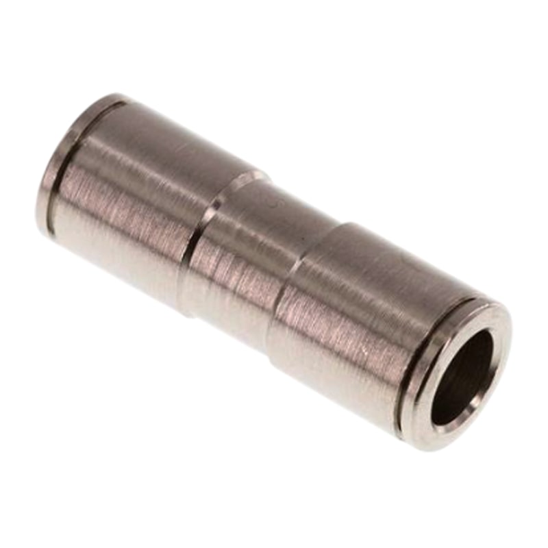 6 mm Pneumatik Schnell Steck Verbinder IQS gerade MSV Messing PA PU Schlauch - PN 16 bar
