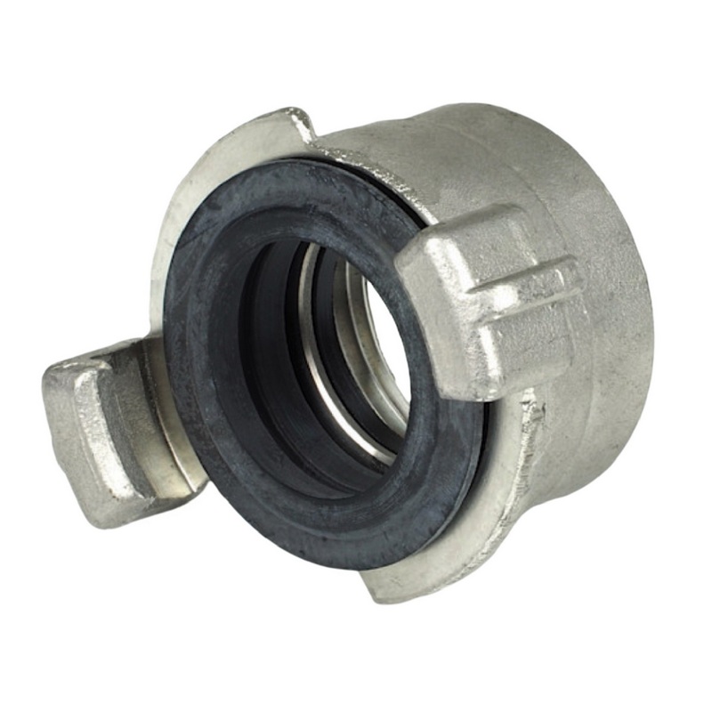 1/2" Edelstahl AISI 316 Schlauch Schnell Kupplung Innengewinde IG  (GEKA kompatibel) - PN 12 bar