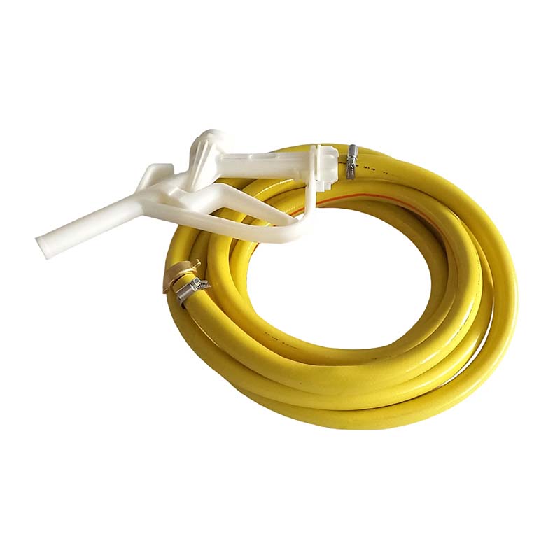 3/4" 19 mm Zapf Schlauch Garnitur mit 2/3 Verschraubung IG 1" - 2 m (PP Pistole weiss) - PN 5 bar