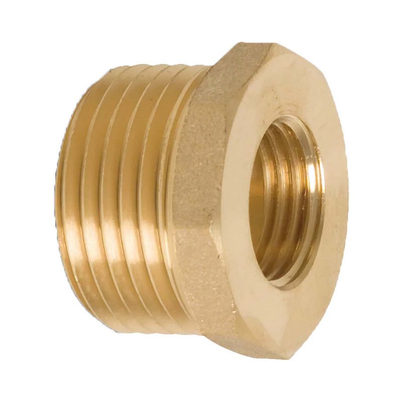 4" x 2" Reduzier Stück Nr. 241 Außen x Innengewinde AG x IG Messing Fittings PN 10 bar