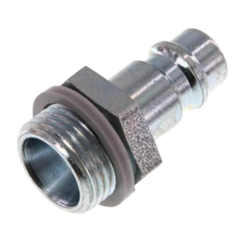 1/8" Druckluft Stecker Nippel Einsteck Anschluss Stahl verzinkt NW 7,2 mit Innengewinde AG - PN 35 bar