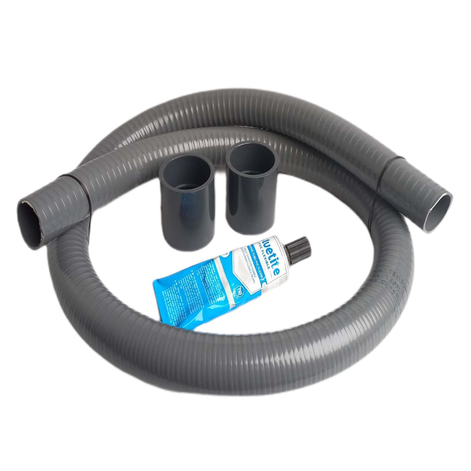 Rep.Set PVC-Klebeschlauch 63mm - 1 mtr.  (4-teilig)