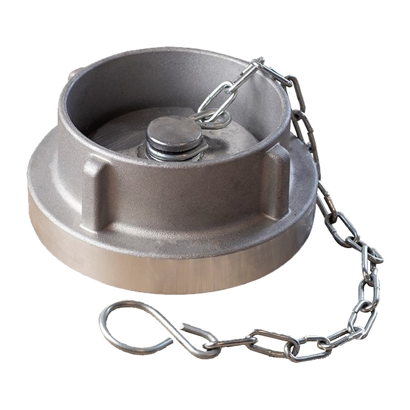 STORZ F DN 150 KA 160 Blindkupplung mit Kette Saug Bau Feuerwehr Schlauch Aluminium - PN 16 bar